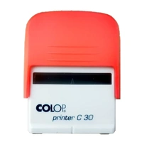 Zdjęcie produktu Pieczątka firmowa Printer Compact C30 Czerwony z kategorii Pieczątki firmowe typ Do 5 linii - 47x18mm