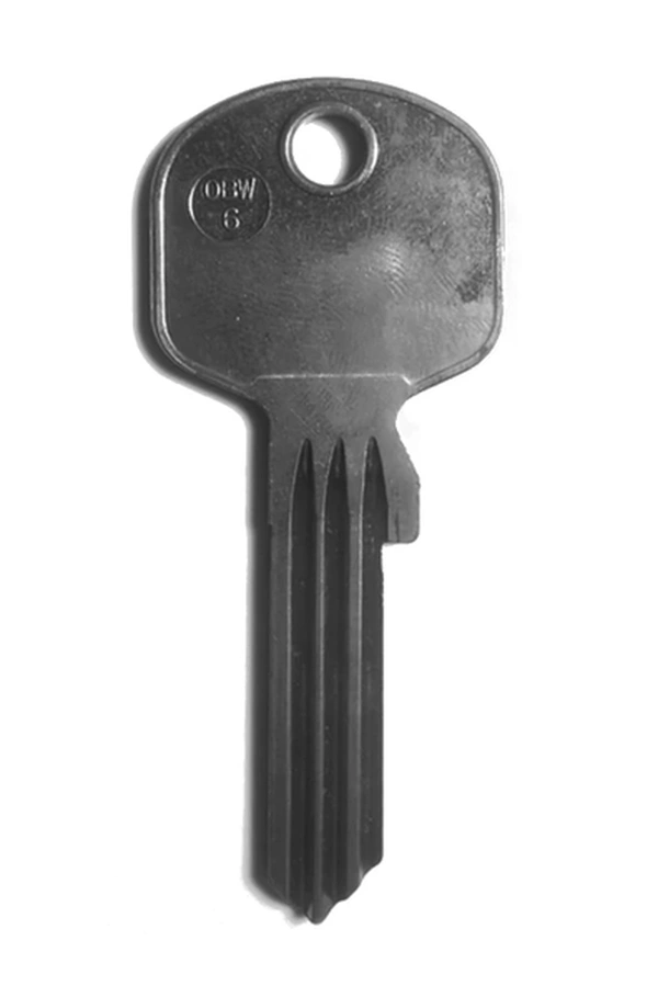 Zdjęcie produktu Klucz mieszkaniowy OBU 6 z kategorii Klucze mieszkaniowe typ Nacinance wielorowkowe