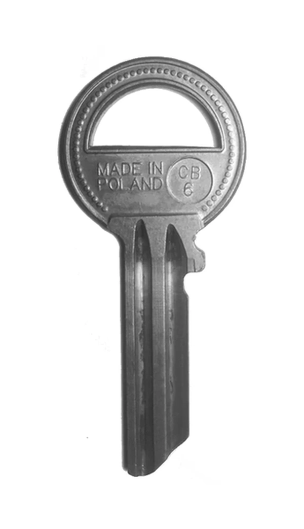 Zdjęcie produktu Klucz mieszkaniowy CB 6 z kategorii Klucze mieszkaniowe typ Nacinane