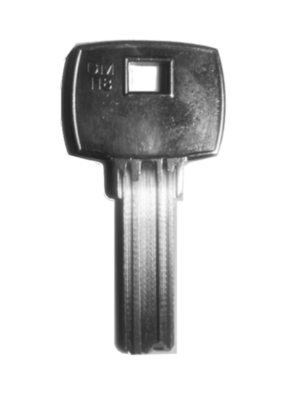 Zdjęcie produktu Klucz mieszkaniowy DM 118 z kategorii Klucze mieszkaniowe typ Nawiercane