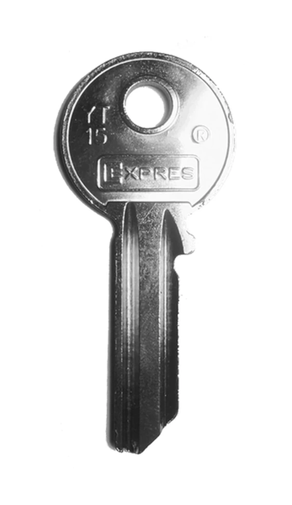 Zdjęcie produktu Klucz mieszkaniowy YT 15 z kategorii Klucze mieszkaniowe typ Nacinane